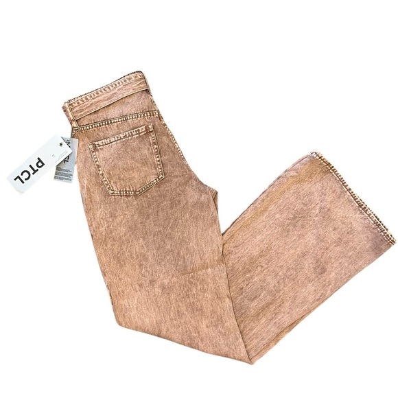 PTCL Rosy Brown Wide-Leg Jeans Size 27 - Picture 8 of 10